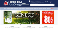 Desktop Screenshot of libreria-alfaomega.com